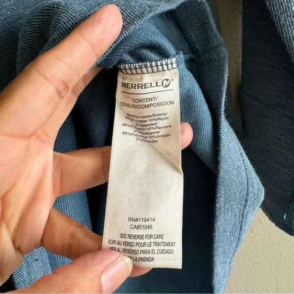 Merrell Blue Long Sleeve Dress - Picture 5 of 11